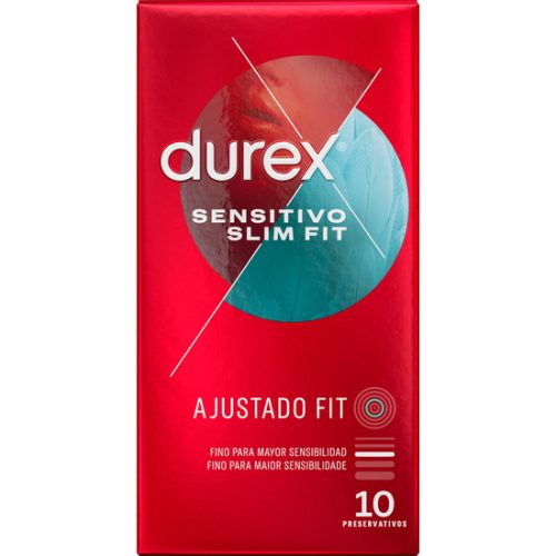 DUREX SENSITIVO SUAVE SLIM FIT 10UDS