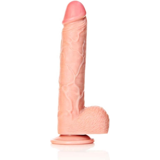 Realrock - pene realístico con testículos - 10/ 25,5 cm - Imagen 5