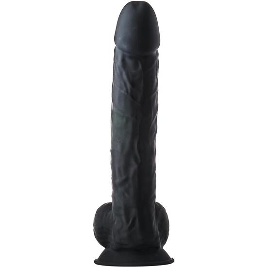 Real love dual density - pene realísitico 38cm negro - Imagen 2