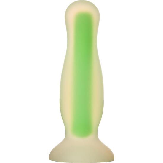 Radiant soft - plug brillante de silicona verde - Imagen 2