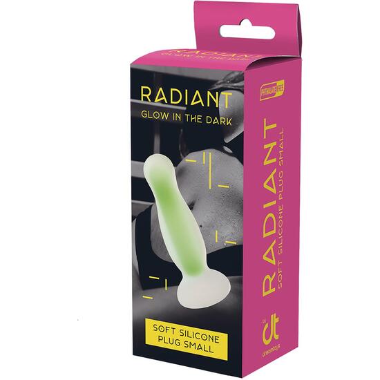 Radiant soft - plug brillante de silicona verde - Imagen 5