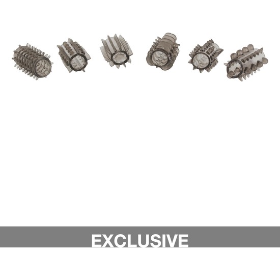 Power penis sleeve set negro 6pcs - Imagen 3